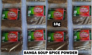 Banga soup spice powder (N1,500 per roll of 10g)