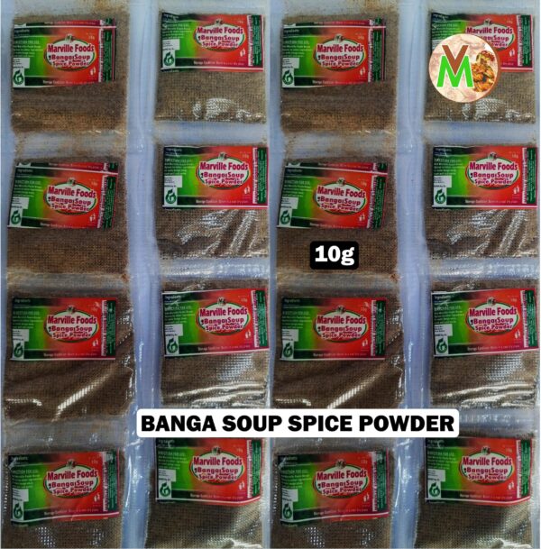 Banga soup spice powder (N1,500 per roll of 10g)