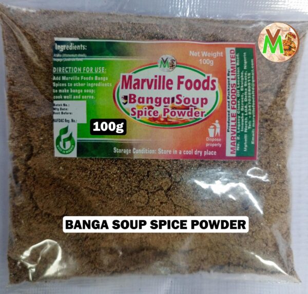 Banga soup spice powder (10 Sachets per roll)
