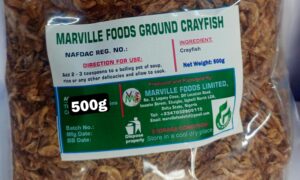 Ground crayfish (N1,700 per roll of 10g)